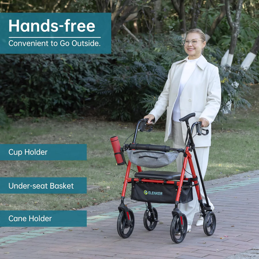 Are walkers with wheels safe for seniors?